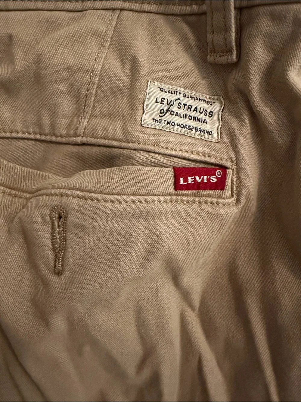 Levi’s Men's Khaki Straight-Fit Pants